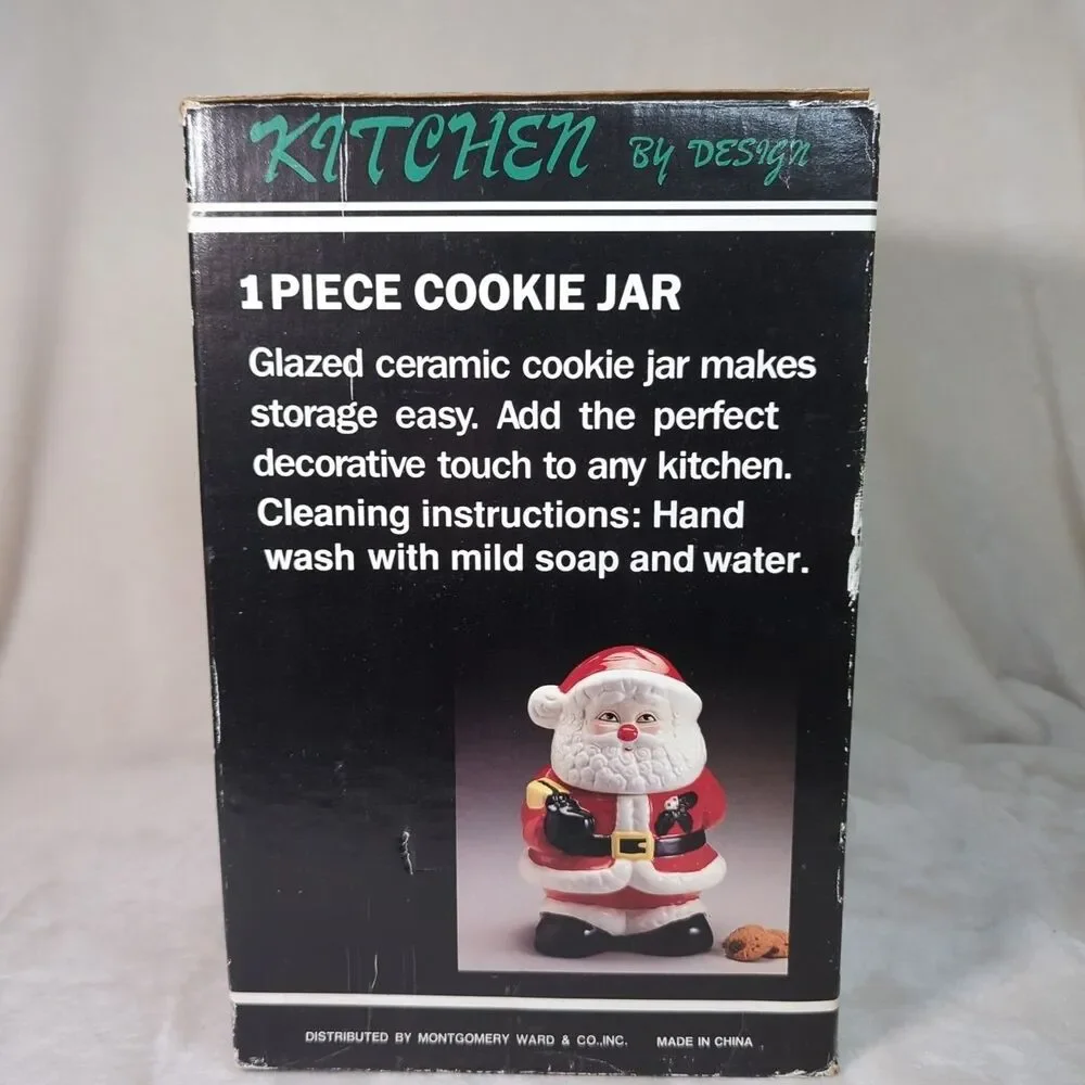 Santa Claus Ceramic Cookie Jar 11